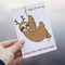 Funny Sloth Christmas Greeting Cards – Jingle All The Way Holiday Notecards Bulk Pack, Boxed Set of 24 Blank Cards with Envelopes